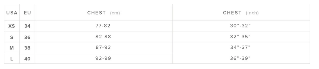 MYSTIC IMPACT VEST 24 0 Size Chart